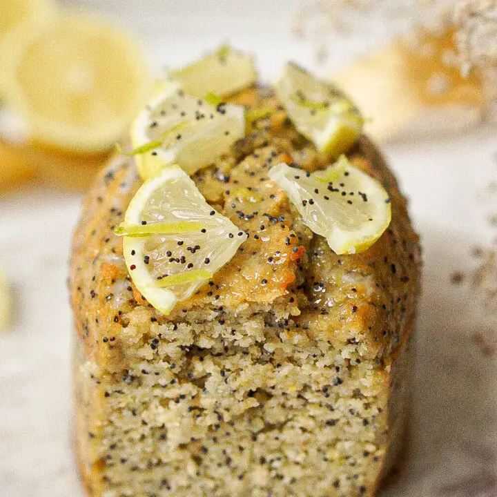 Lemon poppy seed bread (natural sweetener)
