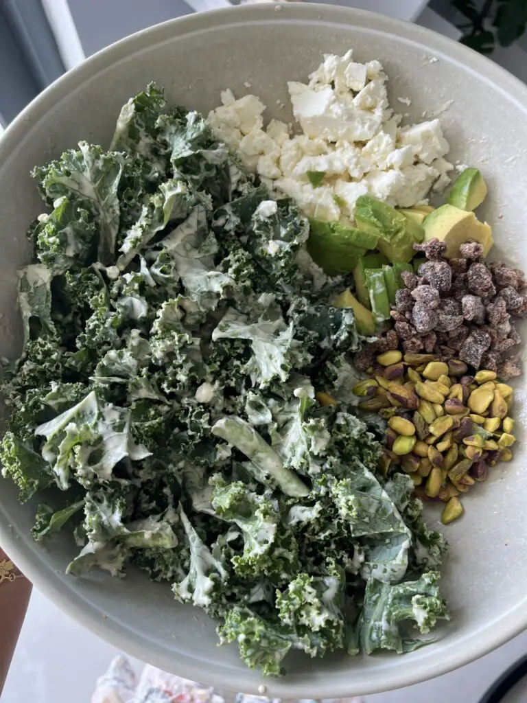 Best lemon Kale Dressing Salad